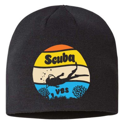 Retro Scuba Vbs 2024 Underwater Jesus Christian Bible Sustainable Beanie