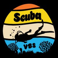 Retro Scuba Vbs 2024 Underwater Jesus Christian Bible 16 in Basic Backpack
