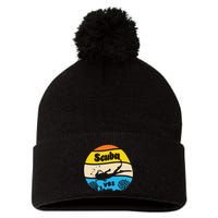 Retro Scuba Vbs 2024 Underwater Jesus Christian Bible Pom Pom 12in Knit Beanie