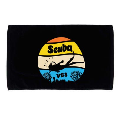Retro Scuba Vbs 2024 Underwater Jesus Christian Bible Microfiber Hand Towel