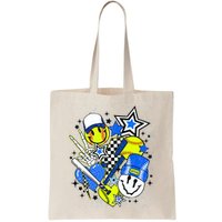 retro softball Vibes Funny softball Smile Face Meme Bag