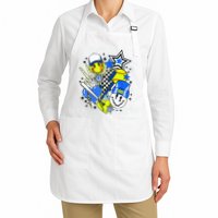 retro softball Vibes Funny softball Smile Face Meme Apron