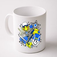 retro softball Vibes Funny softball Smile Face Meme Mug
