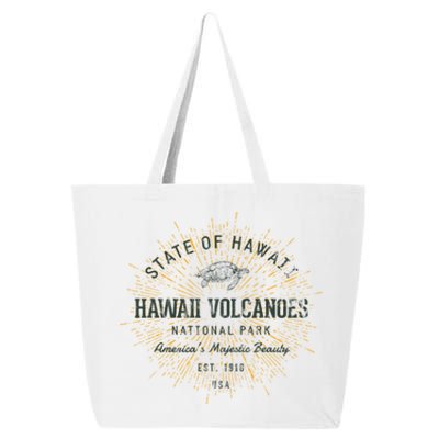 Retro Style Vintage Hawaii Volcanoes National Park Meaningful Gift 25L Jumbo Tote