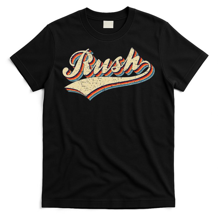 Rush Surname Vintage Retro Gifts Rush T-Shirt