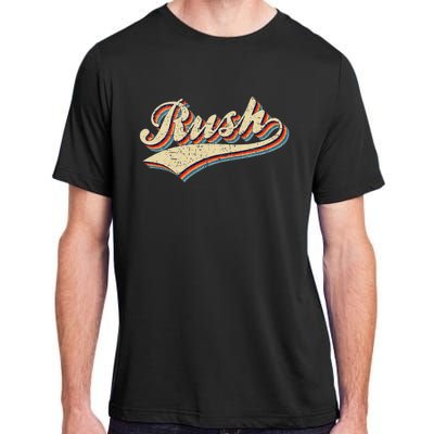 Rush Surname Vintage Retro Gifts Rush Adult ChromaSoft Performance T-Shirt