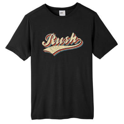 Rush Surname Vintage Retro Gifts Rush Tall Fusion ChromaSoft Performance T-Shirt