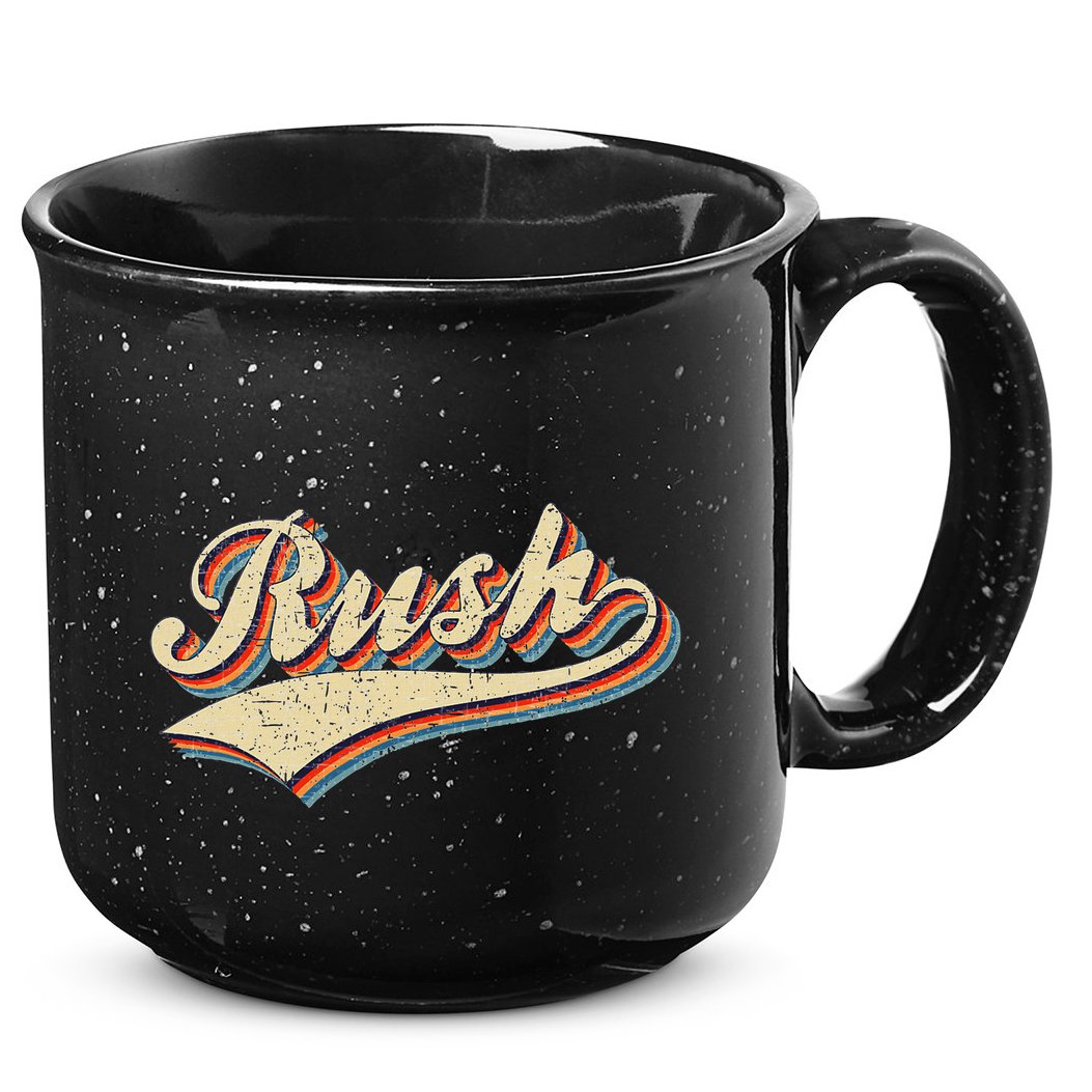 Rush Surname Vintage Retro Gifts Rush 15oz Campfire Ceramic Mug