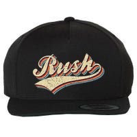 Rush Surname Vintage Retro Gifts Rush Wool Snapback Cap