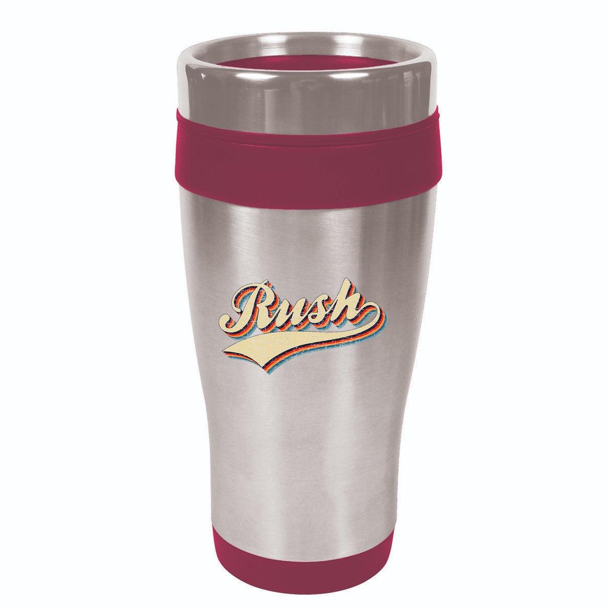 Rush Surname Vintage Retro Gifts Rush 16oz Travel Tumbler