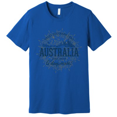 Retro Style Vintage Australia Gift Premium T-Shirt