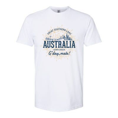 Retro Style Vintage Australia Gift Softstyle® CVC T-Shirt