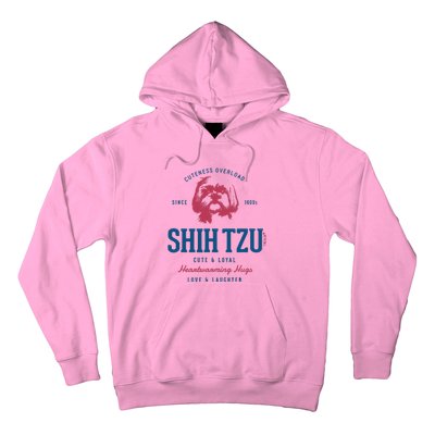 Retro Styled Vintage Shih Tzu Hoodie