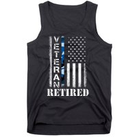 Retired Sailor Veteran Gift Retirement Soldier Patriotic Flag Gift Tank Top