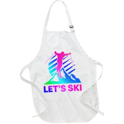Retro Ski Vintage 80s 90s Skiing Outfit Apron