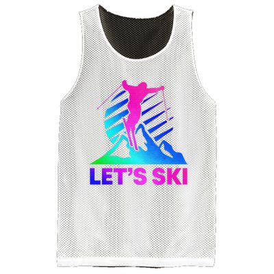 Retro Ski Vintage 80s 90s Skiing Outfit Mesh Reversible Basketball Jersey Tank