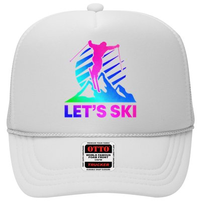Retro Ski Vintage 80s 90s Skiing Outfit Trucker Hat
