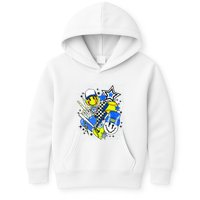 Retro Softball Vibes Funny Softball Smile Face Meme Kids Hoodie