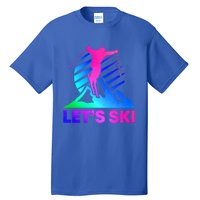 Retro Ski Vintage 80s 90s Skiing Outfit Gift Tall T-Shirt