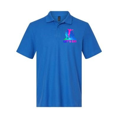 Retro Ski Vintage 80s 90s Skiing Outfit Gift Polo