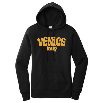 Retro Style Venice Italy Souvenir Women's Pullover Hoodie