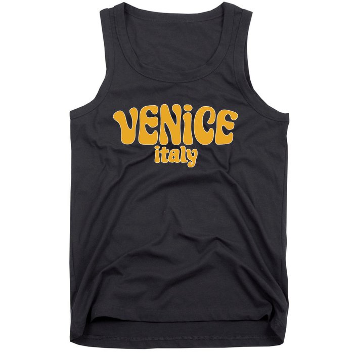 Retro Style Venice Italy Souvenir Tank Top