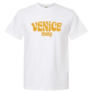 Retro Style Venice Italy Souvenir Garment-Dyed Heavyweight T-Shirt