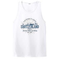 Retro Style Vintage Switzerland PosiCharge Competitor Tank