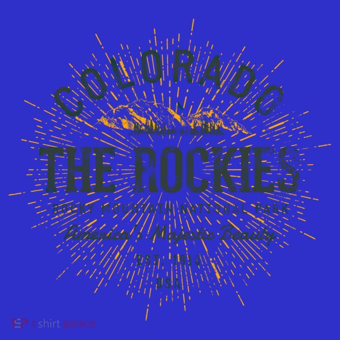 Retro Style Vintage Rocky Mountain National Park Gift Tall T-Shirt