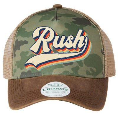 Rush Surname Vintage Retro Gift Legacy Tie Dye Trucker Hat