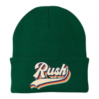 Rush Surname Vintage Retro Gift Knit Cap Winter Beanie