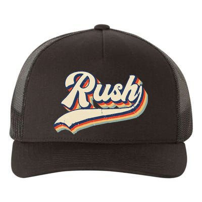 Rush Surname Vintage Retro Gift Yupoong Adult 5-Panel Trucker Hat