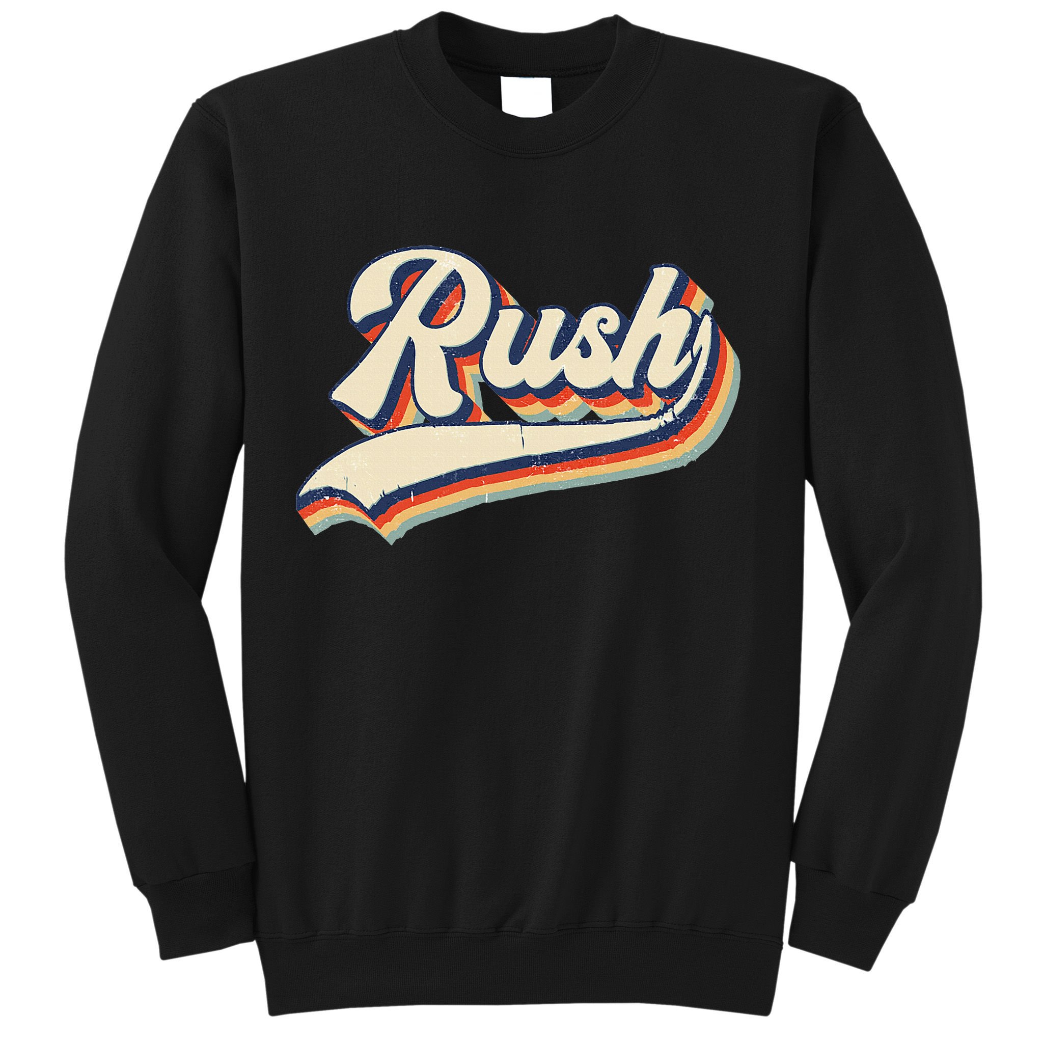 Rush Surname Vintage Retro Gift Sweatshirt