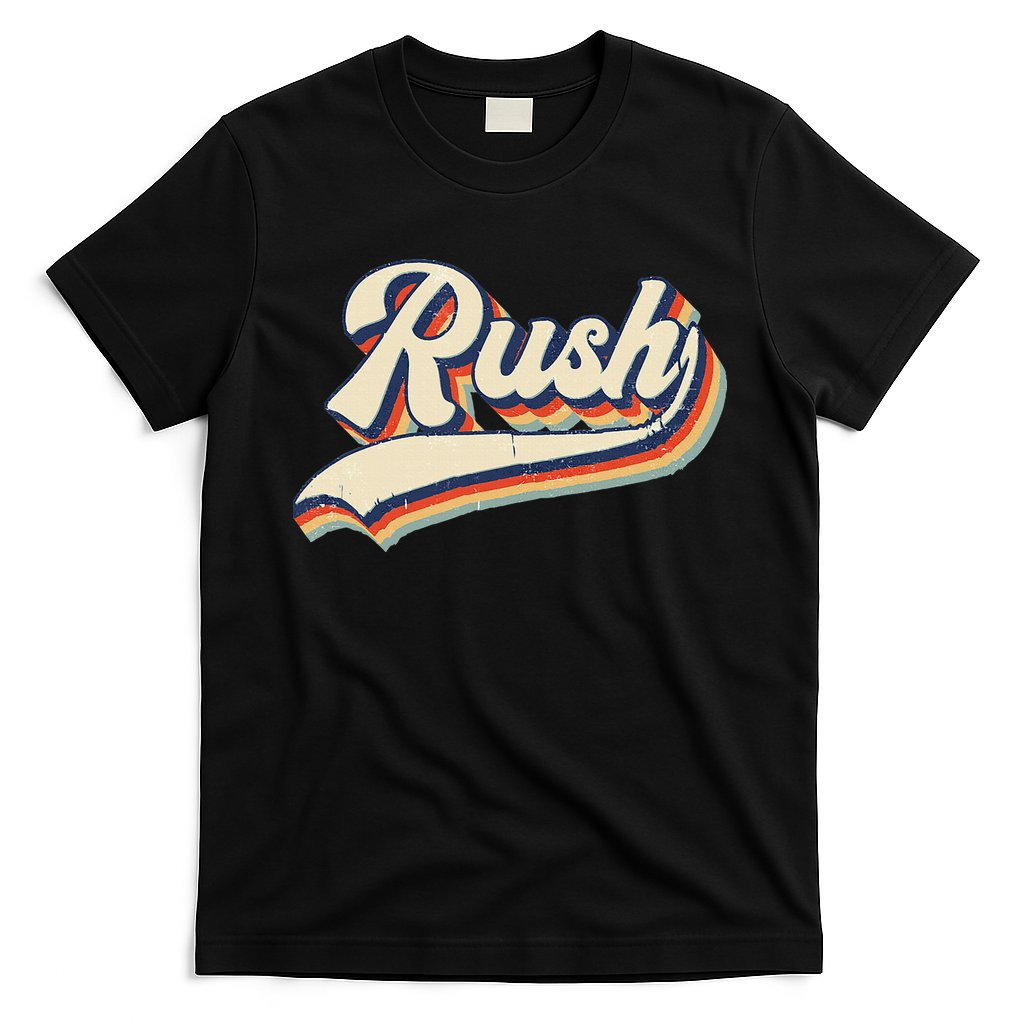 Rush Surname Vintage Retro Gift T-Shirt