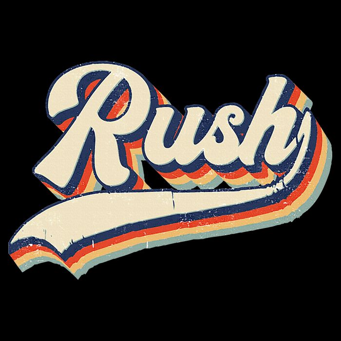Rush Surname Vintage Retro Gift T-Shirt