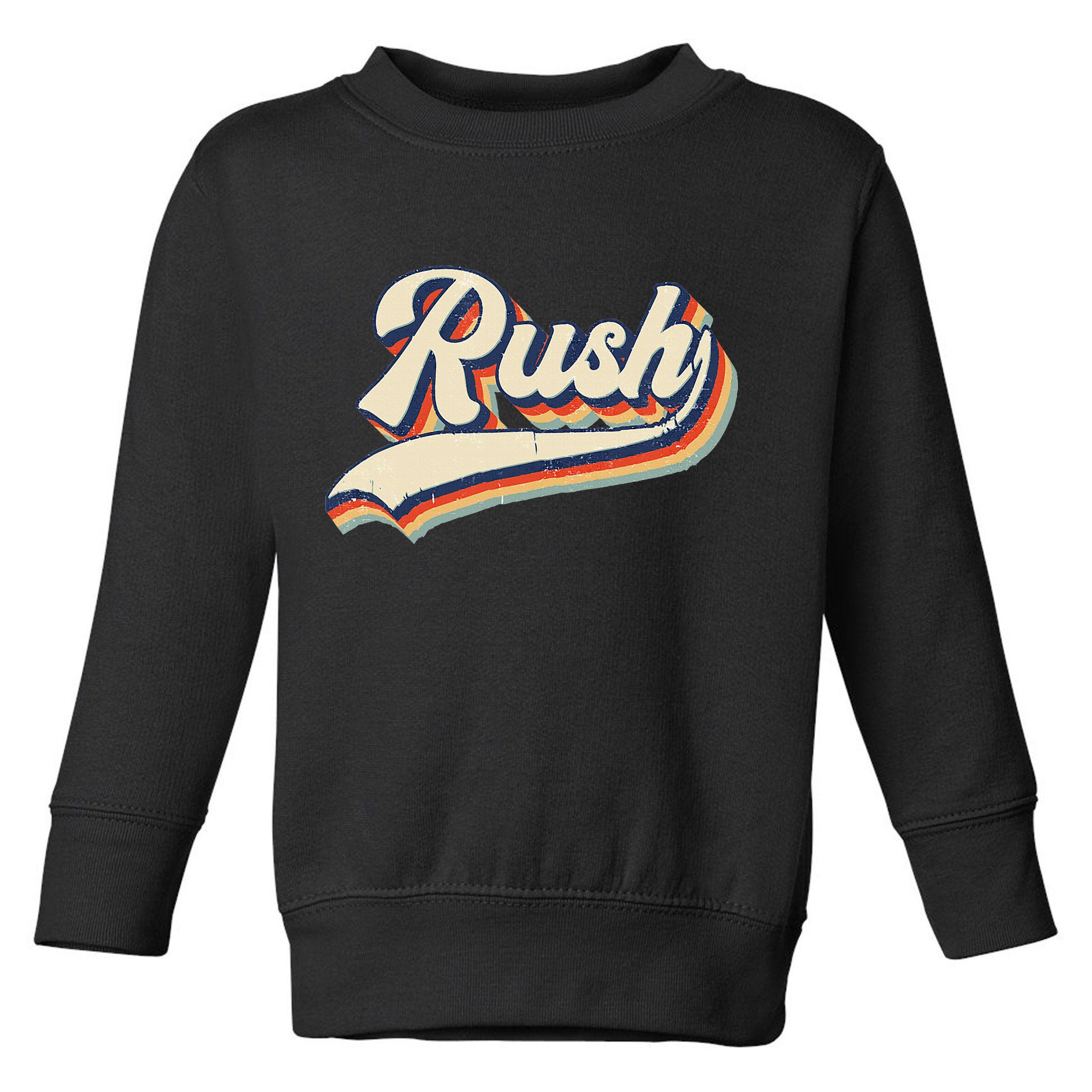 Rush Surname Vintage Retro Gift Toddler Sweatshirt
