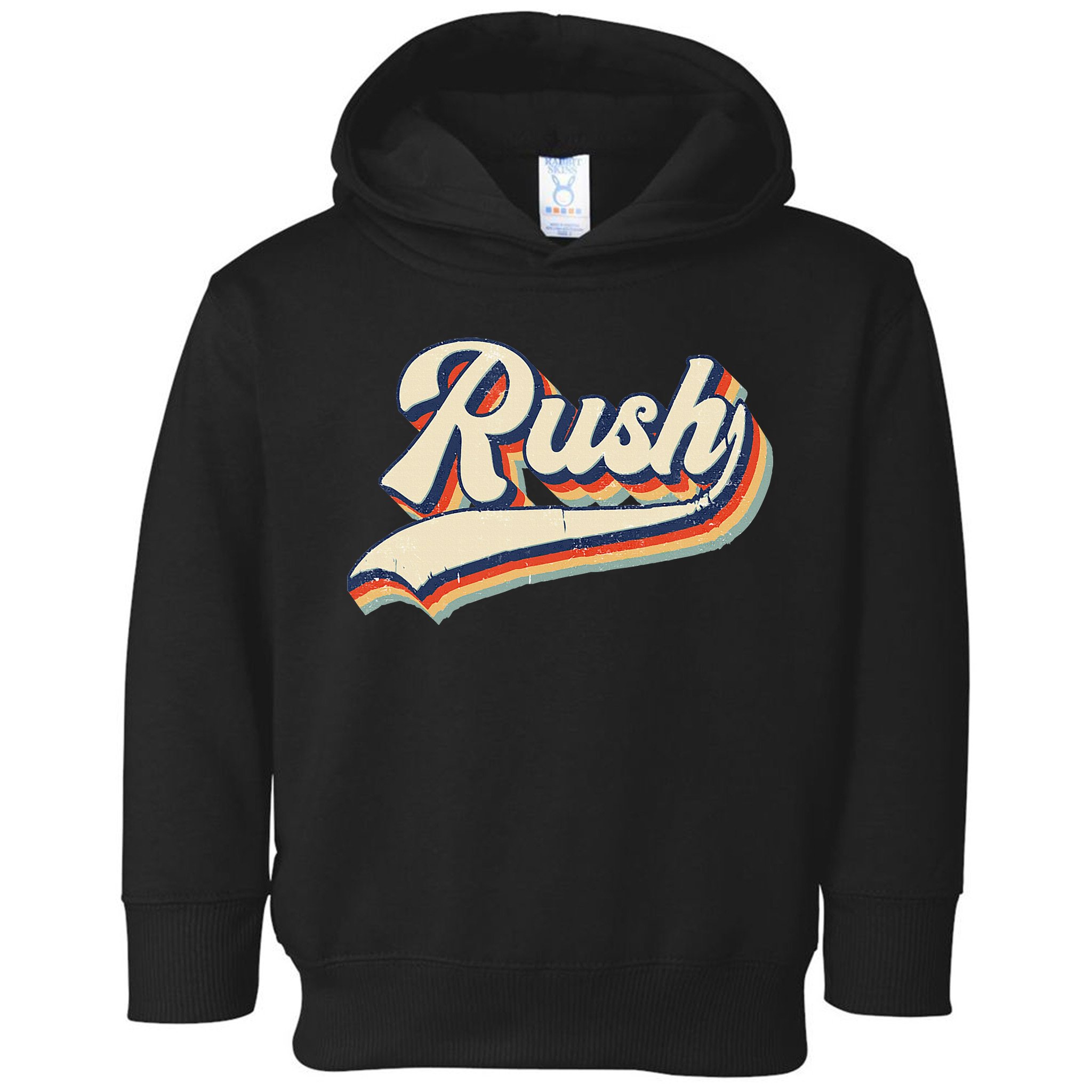 Rush Surname Vintage Retro Gift Toddler Hoodie