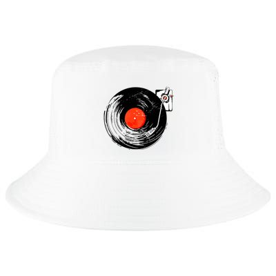 Retro Style Vintage Record Player Cool Comfort Performance Bucket Hat