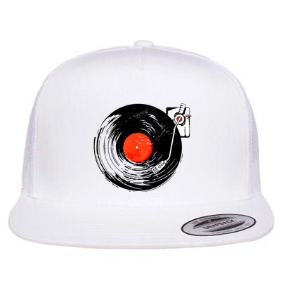 Retro Style Vintage Record Player Flatbill Hat