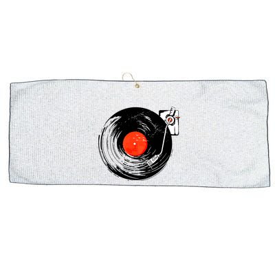 Retro Style Vintage Record Player Large Microfiber Waffle Golf Towel