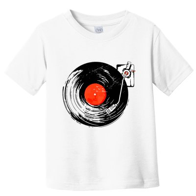 Retro Style Vintage Record Player Toddler T-Shirt