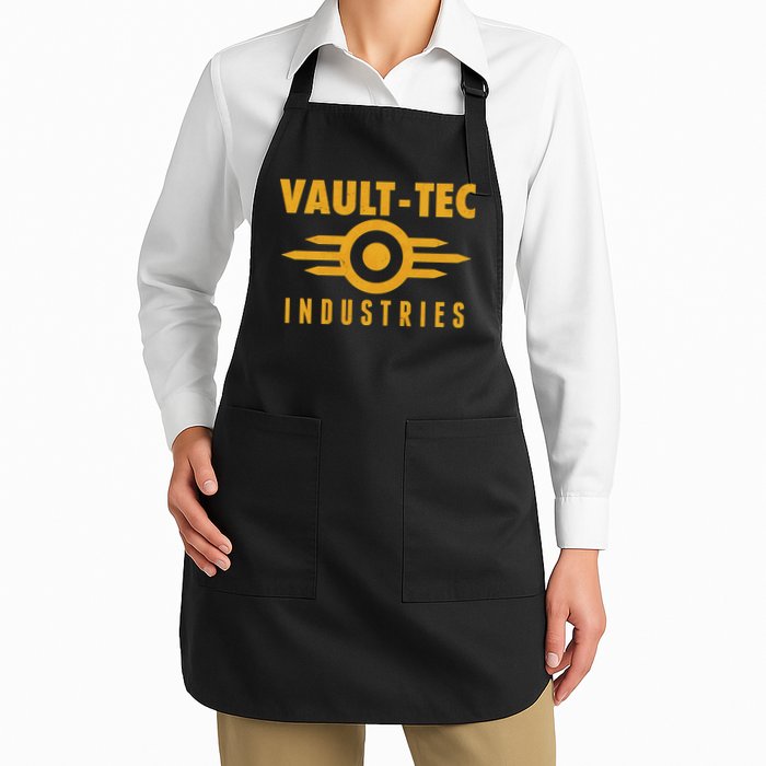 Retro Scifi Vault Tec Industries Logo Apron