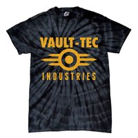 Retro Scifi Vault Tec Industries Logo Tie-Dye T-Shirt