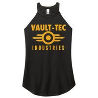 Retro Scifi Vault Tec Industries Logo Women's Perfect Tri Rocker Tank