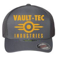 Retro Scifi Vault Tec Industries Logo Flexfit Unipanel Trucker Cap