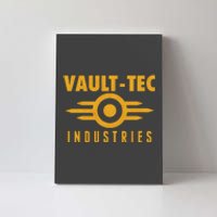 Retro Scifi Vault Tec Industries Logo Canvas