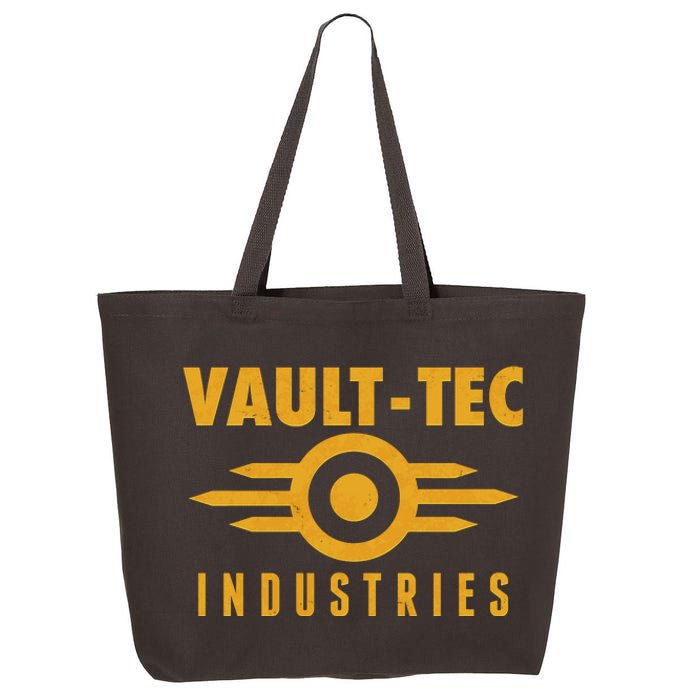 Retro Scifi Vault Tec Industries Logo 25L Jumbo Tote