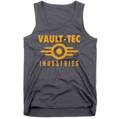 Retro Scifi Vault Tec Industries Logo Tank Top