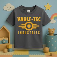 Retro Scifi Vault Tec Industries Logo Toddler T-Shirt