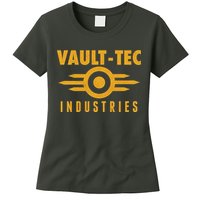 Retro Scifi Vault Tec Industries Logo Womens T-Shirt
